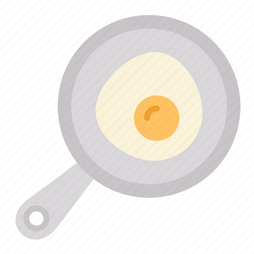 Egg, sunny side up, protein, fried egg, organic, breakfast, lunch icon - Download on Iconfinder