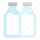 milk, drink, dairy, dairy product, bottle, milk bottle, glass, fresh, grocery