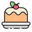 cake, bakery, dessert, bake, birthday cake, wedding cake, sweet, fast food, cherry 