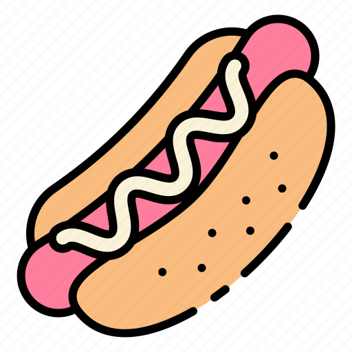 Hotdog, bread, sausage, mustard, sauce, ketchup, sandwich icon - Download on Iconfinder
