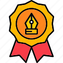 badge, achievement, award, star