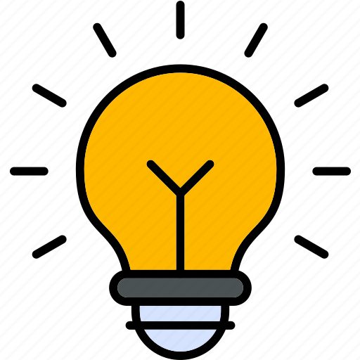 Ideas, bright, bulb, light, lit, smart, solution icon - Download on Iconfinder