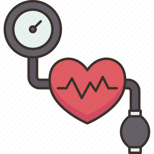 Pressure, heart, blood, hypertension, health icon - Download on Iconfinder