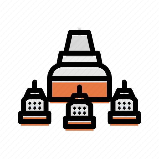 Borobudur, temple, ancient, indonesia, landmark icon - Download on Iconfinder
