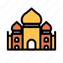 taj, mahal, architecture, india, mosque, landmark