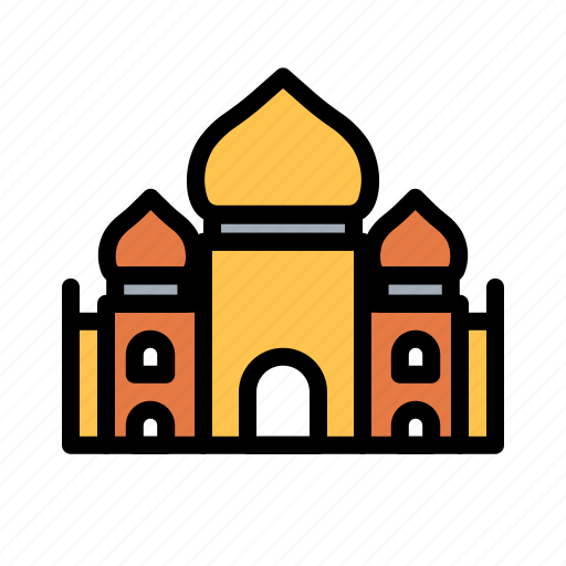Taj, mahal, architecture, india, mosque, landmark icon - Download on Iconfinder
