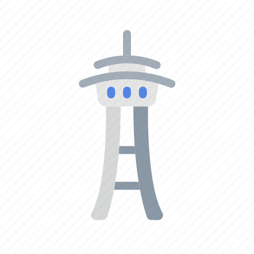 Needle, space, washington, seattle, kerry, park, queen icon - Download on Iconfinder