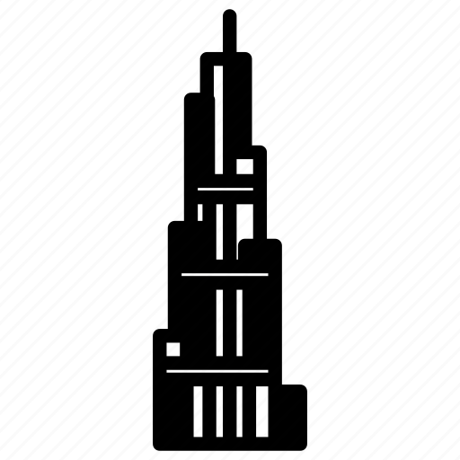 Burj, khalifa, dubai, mall, tower, space, needle icon - Download on Iconfinder