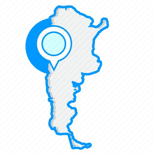 Argentinamaps, country, map, world icon - Download on Iconfinder