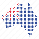 australia, australian, map, location, country