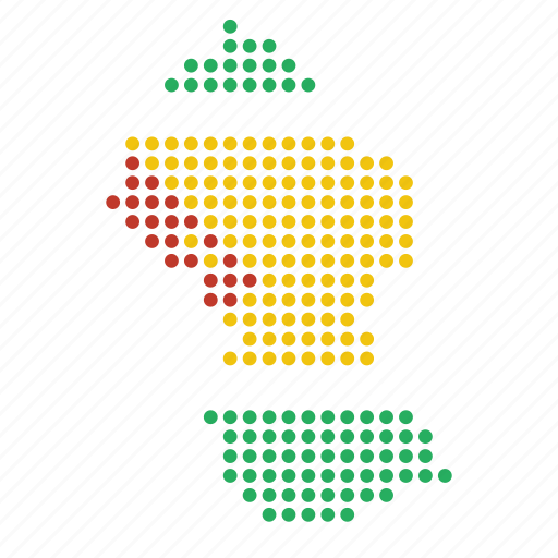 Guyana, map, location, country, guyanese icon - Download on Iconfinder
