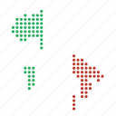 italy, map, location, country, italian