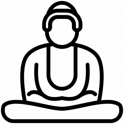 Buddha, buddhism, great buddha, japan, kamakura in japan, landmark, travel icon - Download on Iconfinder