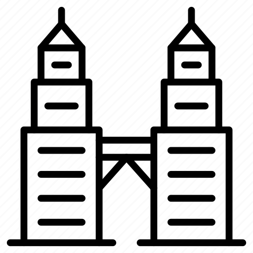 Tower, petronas, towers, kuala, lumpur, malaysia icon - Download on Iconfinder