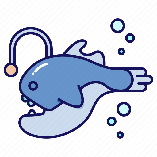 Angler, fish, ocean, animal, sea, nature icon - Download on Iconfinder