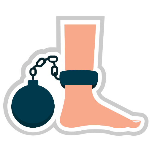 Servitude, bondage, forced, labor, enslavement, exploitation, subjugation icon - Download on Iconfinder