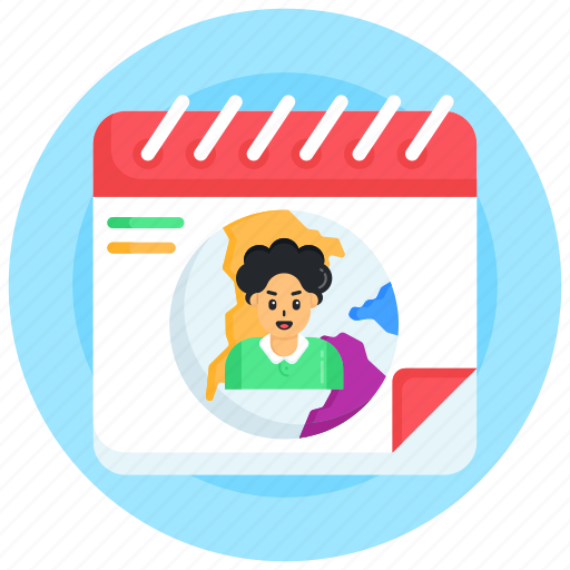 Agenda, population day calendar, almanac, reminder, appointment icon - Download on Iconfinder