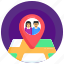 team location, users location, family location, humans location, users navigation 