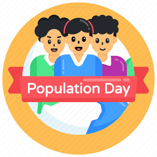 Global population, world population day, world population, global population day, population day banner icon - Download on Iconfinder