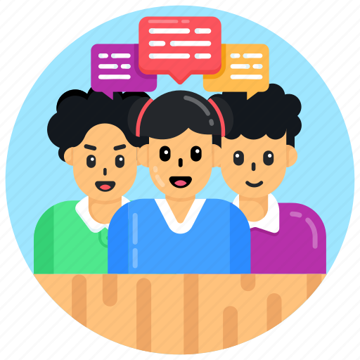 Team chat, team discussion, people discussion, people chat, team communication icon - Download on Iconfinder