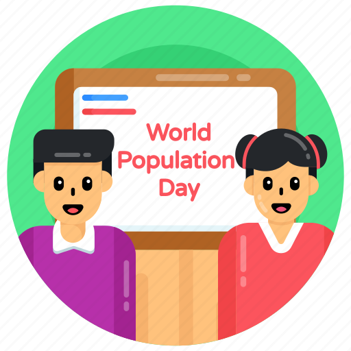 Population day, population day banner, couple, population day notice, population day volunteers icon - Download on Iconfinder