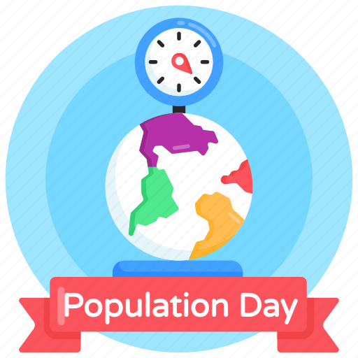 Global population, world population day, world population ribbon, global population day, population day banner icon - Download on Iconfinder