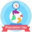global population, world population day, world population ribbon, global population day, population day banner 