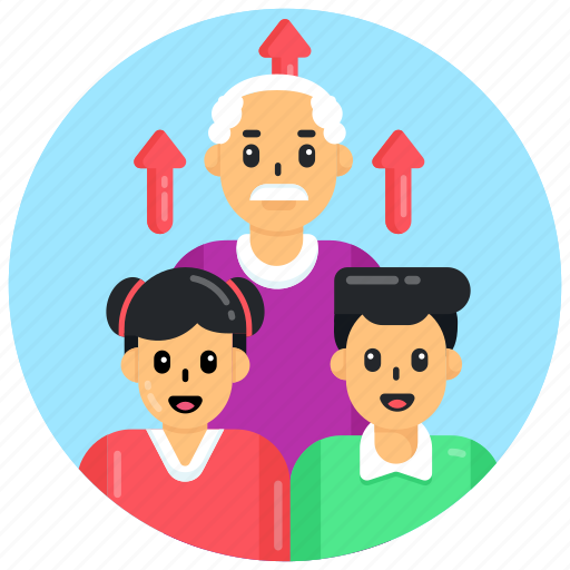 Generation growth, population growth, family growth, population raise, population increase icon - Download on Iconfinder