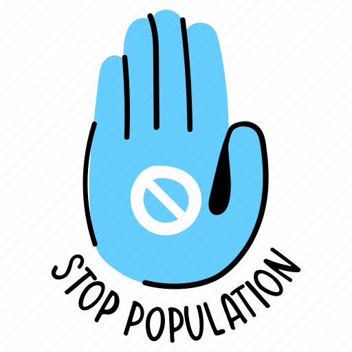 Ban, stop, hand, gesture, forbidden sticker - Download on Iconfinder