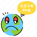 world, earth, cry, globe, save me