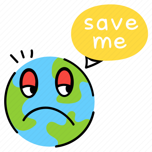 World, earth, cry, globe, save me sticker - Download on Iconfinder