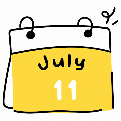 Population day, calendar, date, event, schedule sticker - Download on Iconfinder