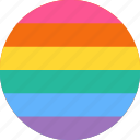 0, rainbow, flag