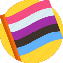 genderfluid, flag, lgbt, pride
