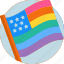 rainbow, flag 