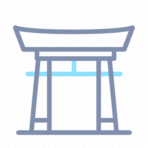 Architecture, building, famous, gate, japan, landmark, torii icon - Download on Iconfinder