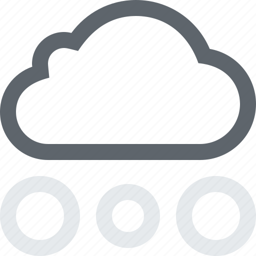 Cloud, hail, weather, snow, blizzard, cloudy, storm icon - Download on Iconfinder