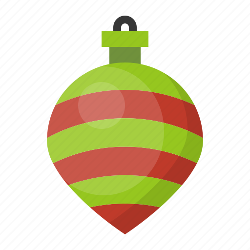 Ball, bauble, christmas, decoration, ornament, stripe icon - Download on Iconfinder