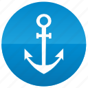 anchor, boat, ship, yacht