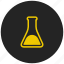 beaker, experiment, flask, glass beaker, laboratory, solution, test 