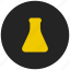 beaker, experiment, flask, glass beaker, laboratory, solution, test 