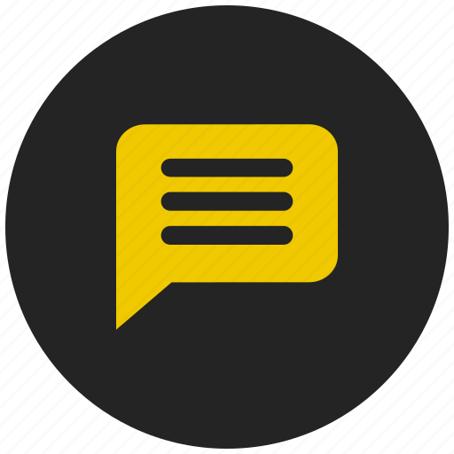 Chat bubble, conversation, message, message bubble, messaging, talk icon - Download on Iconfinder