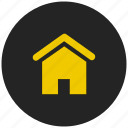 building, cottage, home, home button, homepage, property