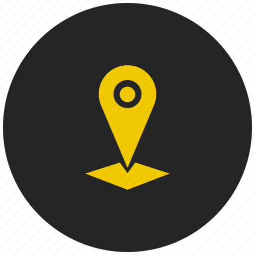 Gps, locate, location marker, location pin, location tracker, map, place icon - Download on Iconfinder