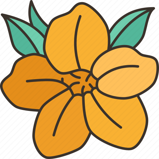 Floral, blossom, yellow, bloom, garden icon - Download on Iconfinder