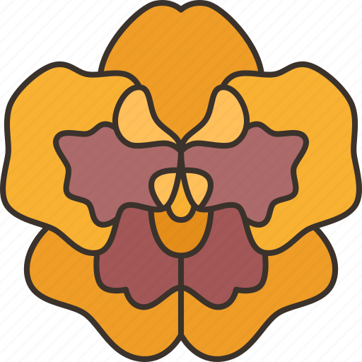 Pansy, flower, blossom, garden, colorful icon - Download on Iconfinder