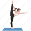 exercise, king dancer, pose, workout, yoga, yoga24 