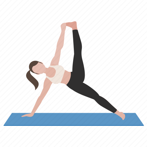 Exercise, extended side plank, pose, workout, yoga, yoga14 icon - Download on Iconfinder