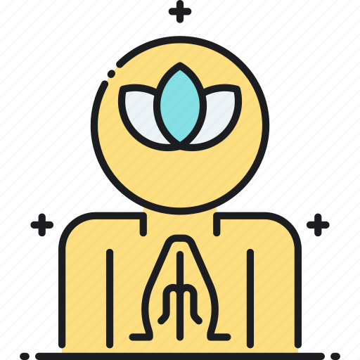 Meditate, meditation, mindful, mindfulness icon - Download on Iconfinder