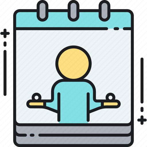 Appointment, booking, calendar, event, schedule, yoga, yoga schedule icon - Download on Iconfinder